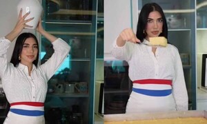 Famosa influencer venezolana cocinó sopa paraguaya y repartió a niños – Prensa 5