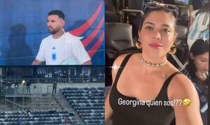 [VIDEO] Ex modelo paraguaya se fue a verle a Messi y De Paul