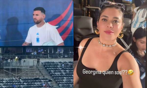 [VIDEO] Ex modelo paraguaya se fue a verle a Messi y De Paul