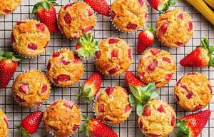 Muffins de frutilla sin azúcar agregado, ideales para una merienda saludable - Gastronomía - ABC Color