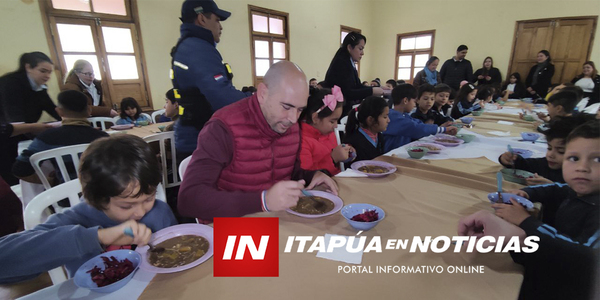 EN 7 ESCUELAS DE CAMBYRETÁ YA SE DISTRIBUYE EL ALMUERZO ESCOLAR - Itapúa Noticias
