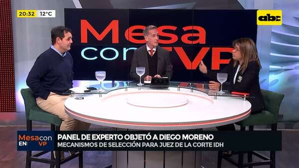 Diego Moreno, candidato para Corte-IDH: Panel de expertos objetó a candidato de Peña - Mesa de Periodistas - ABC Color