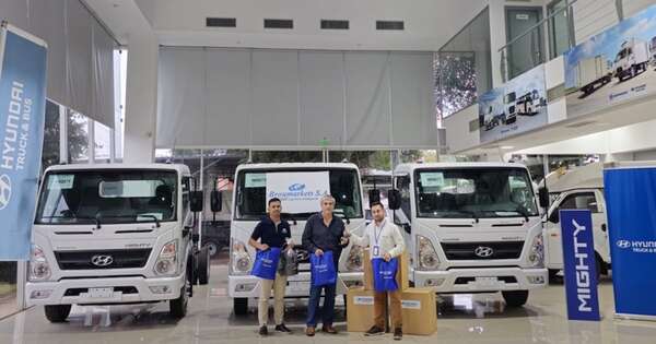 La Nación / Automotor entrega una nueva serie de camiones Hyundai