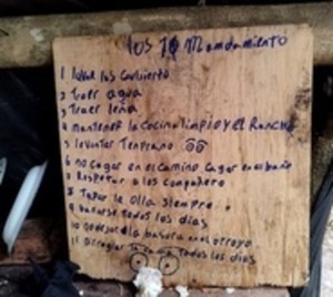 Desmantelan campamento narco con 11 curiosos "mandamientos" - Paraguay.com