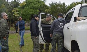 Ministro de la SENAD acompaña acciones contra el crimen organizado en Canindeyú