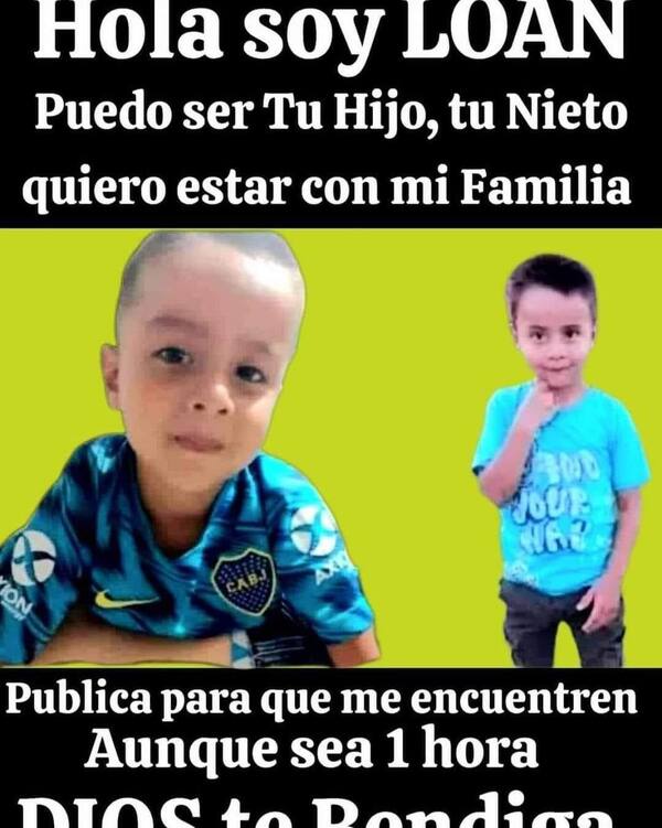 Niño argentino de 5 años desaparecido: se activa el código amarillo de la Interpol - Radio Imperio 106.7 FM