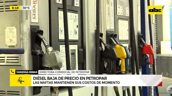 Buena noticia: diesel de Petropar es más barato desde hoy - ABC Noticias - ABC Color