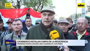 Itaipú: Exobreros instalan “carpa de resistencia” - ABC Noticias - ABC Color