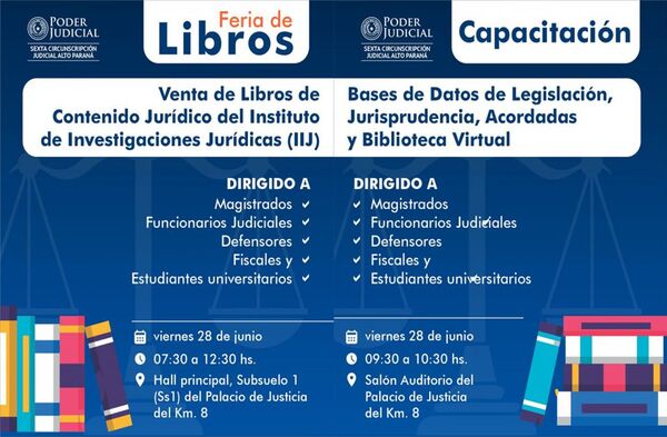Feria de libros y capacitación de bases de datos llegan a CDE