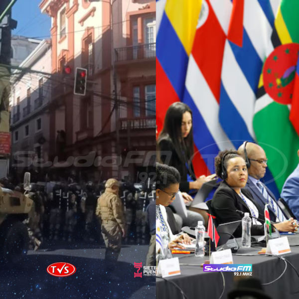 OEA CONDENA INTENTO DE GOLPE AL GOBIERNO DEMOCRÁTICO DE BOLIVIA. - TVS