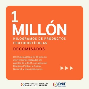 Golpe al contrabando de frutihortícolas fue de U$S 16 millones en 10 meses - ADN Digital
