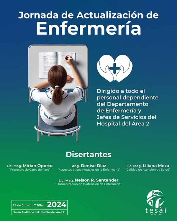 Fundación Tesãi: Jornada de Actualización de Enfermería | DIARIO PRIMERA PLANA