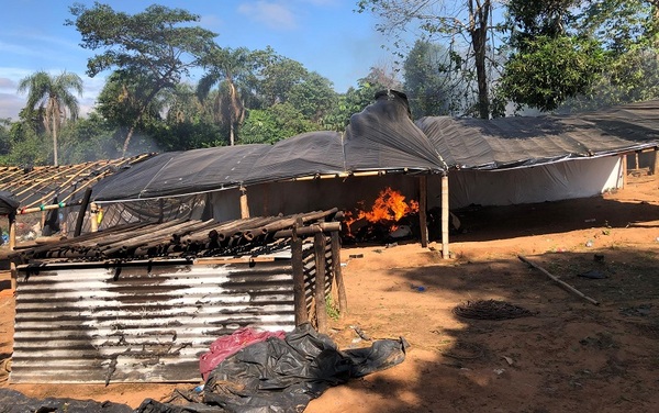 SENAD desmantela “Favela do Makako” en Villa Ygatimi