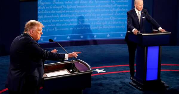 La Nación / Biden y Trump se enfrentan hoy cara a cara en debate televisado en vivo