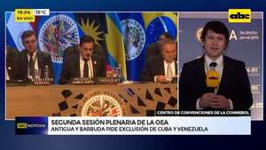 OEA: un país pidió exclusión de Cuba y Venezuela - Bolivia agradece apoyo ante intento de golpe - ABC Noticias - ABC Color