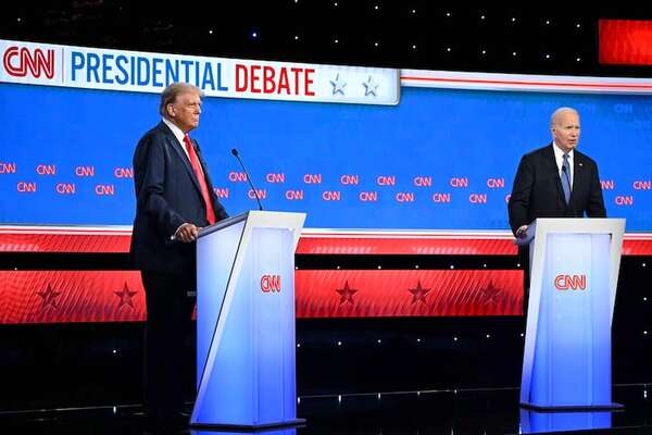 El primer debate presidencial arranca sin apretón de manos entre Biden y Trump - Mundo - ABC Color