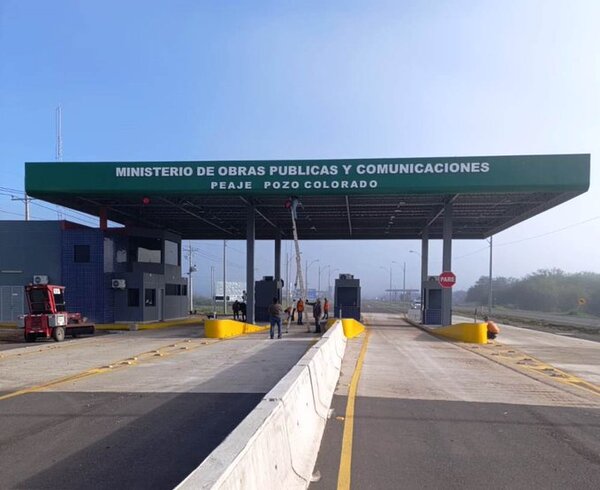 Habilitan renovada estación de peaje en Pozo Colorado, Chaco