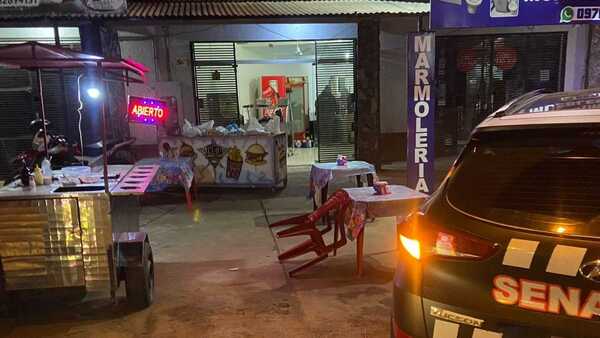 Lomitos, hamburguesas y cocaína: Allanan narcolomitería y detienen a una pareja en Ypané