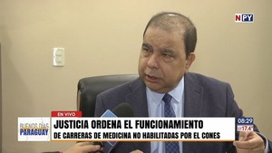 Justicia ordena apertura de carreras de medicina sin habilitación del Cones - Noticias Paraguay