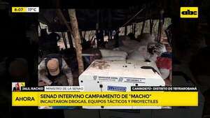 Video: Senad intervino campamento de “Macho” en Canindeyú - ABC Noticias - ABC Color
