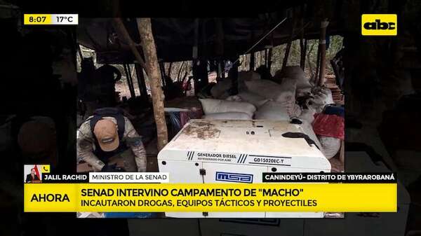 Video: Senad intervino campamento de “Macho” en Canindeyú - ABC Noticias - ABC Color