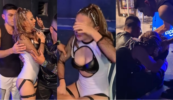 Bailarina de Alder Alcides se descompensó tras el 1 de Moliniers - Teleshow
