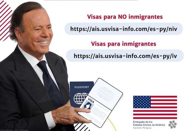 ¡Julio avisa! Embajada de EE.UU. habilita más de 5.000 nuevas citas para visas - Nacionales - ABC Color