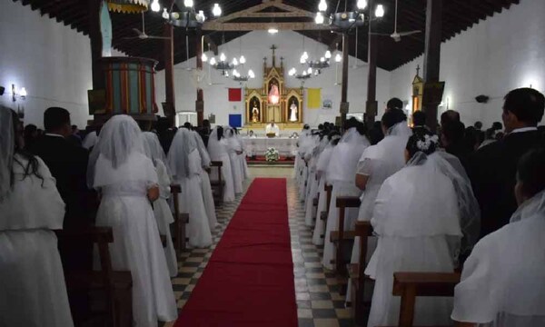 47 parejas se unieron a través de una boda comunitaria en Guairá – Prensa 5