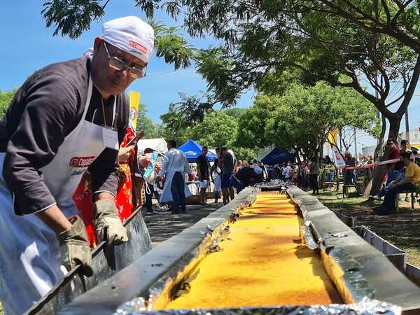 Abasto Norte: buscarán récord de la sopa paraguaya más larga del país en celebración del 12 aniversario - Nacionales - ABC Color