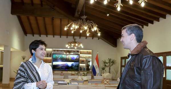 Diario HOY | Peña recibe a Aye Alfonso: “Orgullosos de verte llevar a Paraguay a lo más alto”