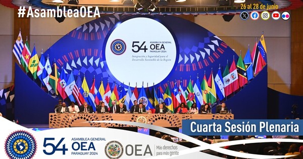 Asamblea de la OEA concluye con acuerdo para promover estabilidad y seguridad, entre otros