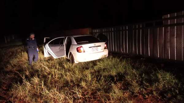 Hallan vehículo utilizado en asalto a distribuidora de San Ignacio Guazú