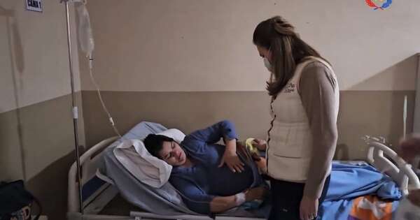 La Nación / La ministra Barán visitó y conversó con los pacientes