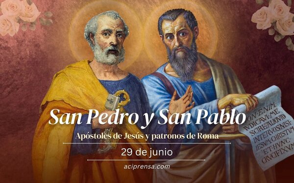 Hoy celebramos la Solemnidad de San Pedro y San Pablo, el día del Papa