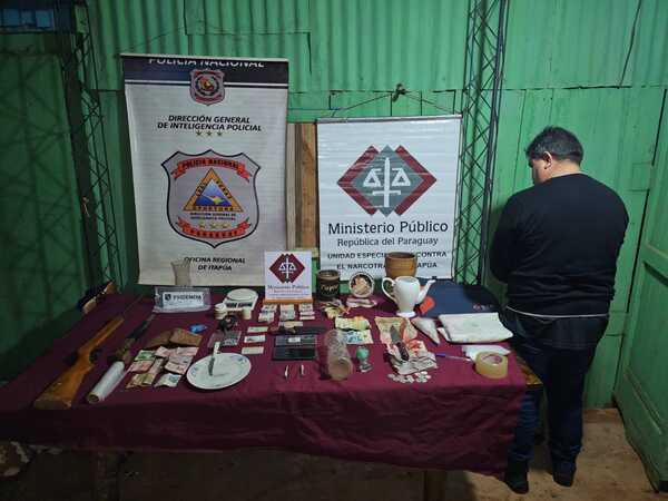Allanan vivienda e incautan estupefacientes en Encarnación