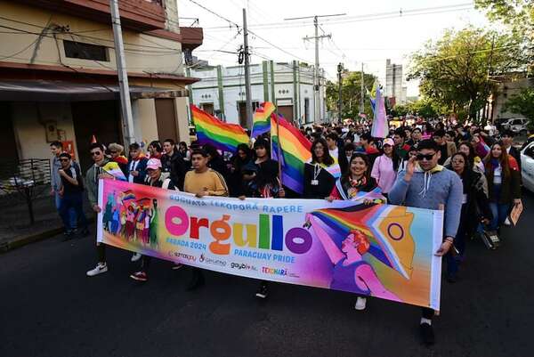 Arrancó Marcha del Orgullo LGTBI+ por Asunción - Nacionales - ABC Color