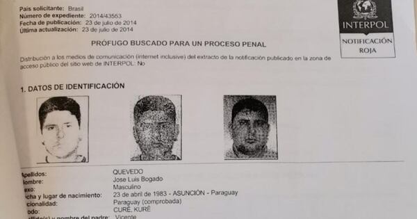 Diario HOY | Caso Ja’umina Fest: Suspenden extradición de presunto narco José Bogado Quevedo
