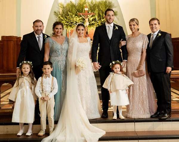 La boda de Mirella Ortuoste y Luciano Fustagno - Sociales - ABC Color