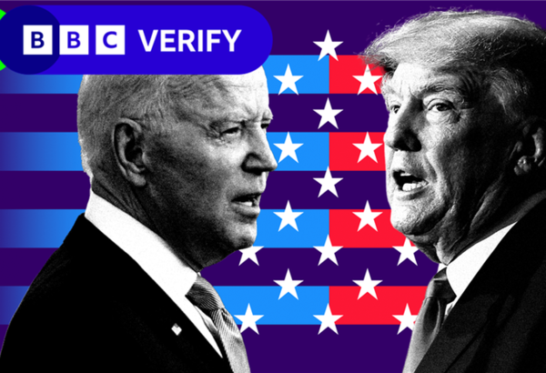 8 falsedades e inconsistencias en el debate presidencial entre Trump y Biden verificadas por la BBC