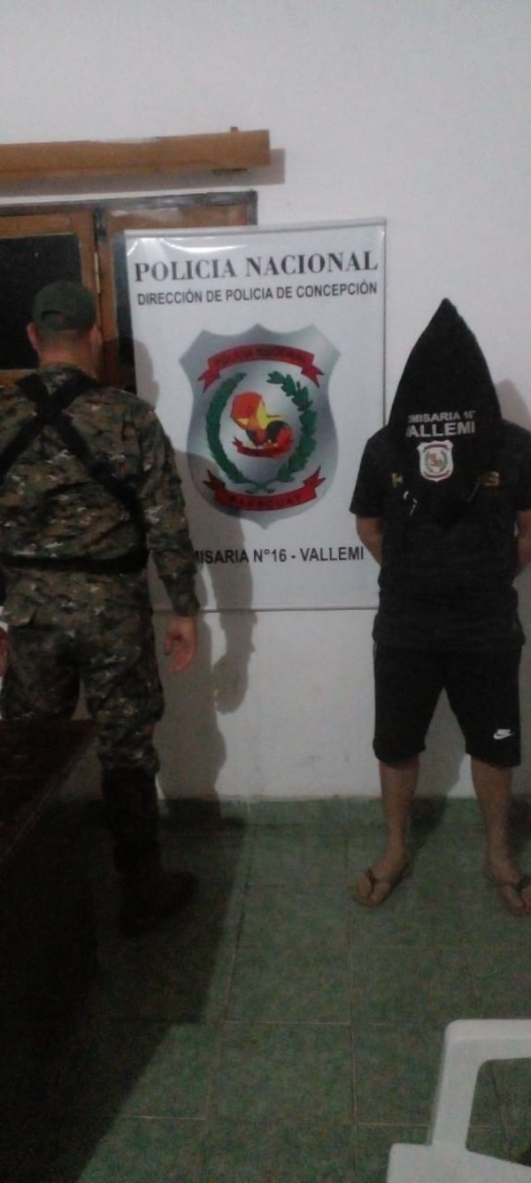 Detienen a Hombre con Orden de Captura por Coacción Sexual y Violencia Familiar en Vallemí