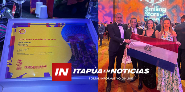EMPRESA DE ITAPÚA RECIBE PREMIO EN SINGAPUR POR PRÁCTICAS SOBRESALIENTES DE SALUD, SEGURIDAD Y MEDIOAMBIENTE - Itapúa Noticias