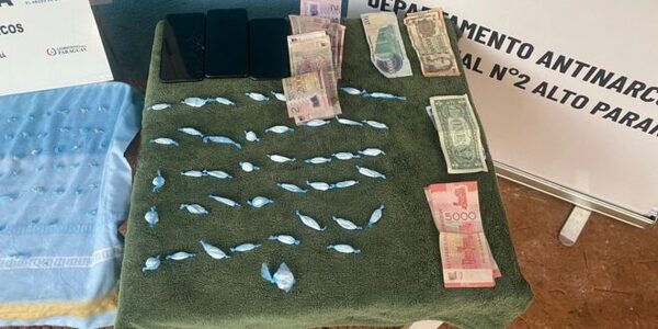 Operativo contra el microtráfico en Hernandarias deja cuatro detenidos