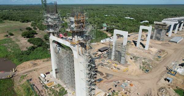 La Nación / Prensa boliviana destaca imponente puente que se construye en Paraguay para conectar océanos