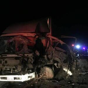 Horrible muerte en la ruta: imprudencia se llevó a un adolescente y un chofer