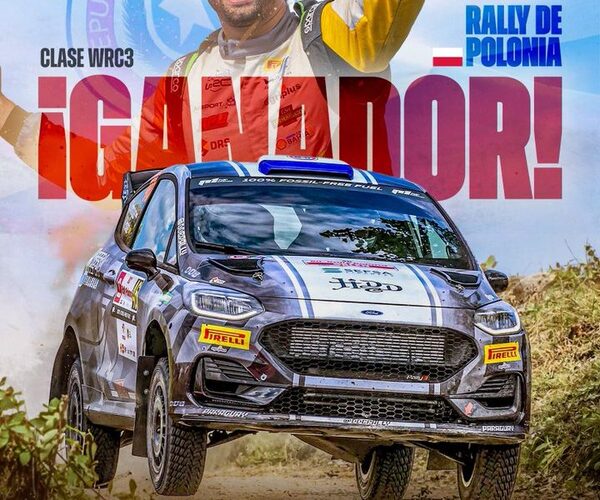 Diego Domínguez gana el Rally de Polonía en la categoría WRC3