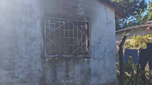 ¡Triste! Un hombre murió calcinado en su casa - Noticias Paraguay