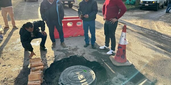 Essap prueba tapas de plástico reciclado para alcantarillados