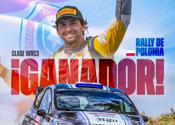 Piloto paraguayo Diego Domínguez ganó el Rally de Polonía en la categoría WRC3 - ADN Digital