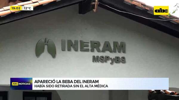 Apareció la beba del Ineram: había sido retirada sin el alta médica - ABC Noticias - ABC Color
