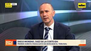 Video: Diego Moreno fue elegido juez de la Corte Interamericana de DD.HH. - En Detalles - ABC Color